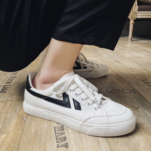  Canvas Shoes Summer Student Fashion Brand Low Top Shoes Instagram Trendy Casual Little White Shoes Couple Hong Kong Style Board Shoes