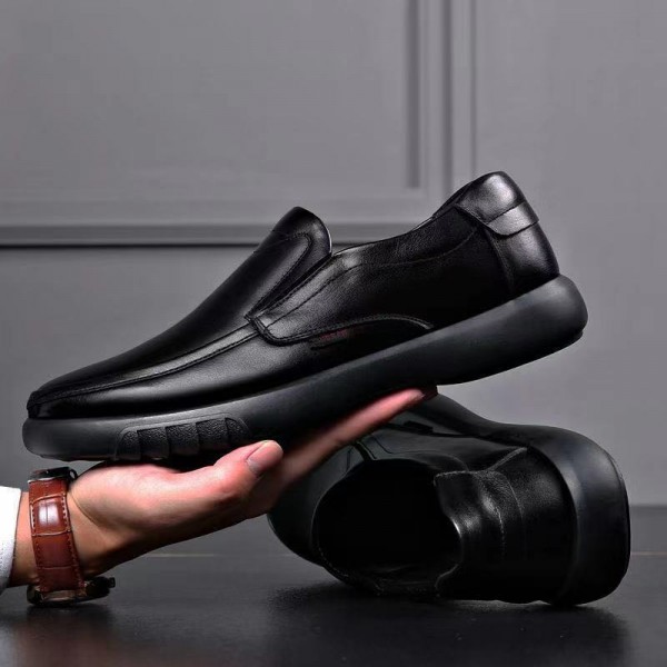  Men's Shoes Spring New Men's Business Leather Sho...