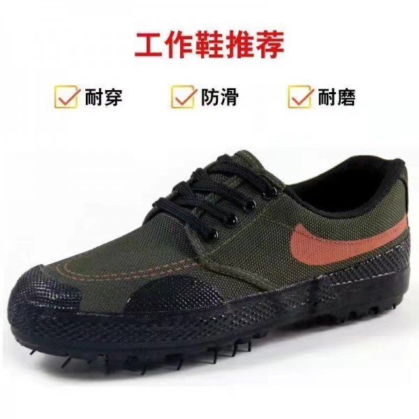 Wholesale Production Of Vulcanized Rubber Soles, Construction Site Shoes, Low Top Canvas Shoes, Student Military Training Shoes, Male Agricultural Work Shoes, Single Shoes